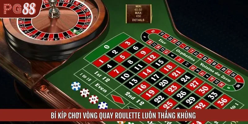 Bí kíp chơi vòng quay Roulette luôn thắng khủng