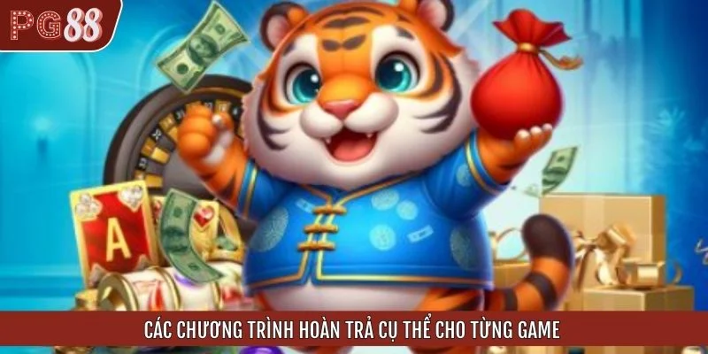 Các chương trình hoàn trả cụ thể cho từng game