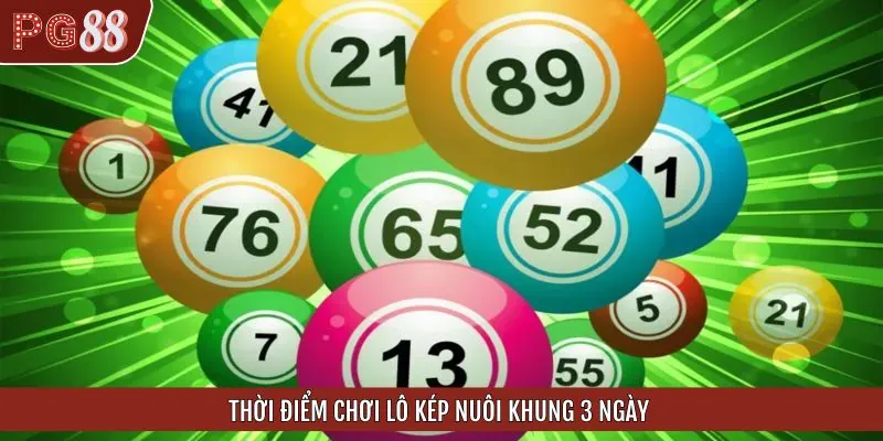 Cách nhận diện thời điểm chơi lô kép nuôi khung 3 ngày