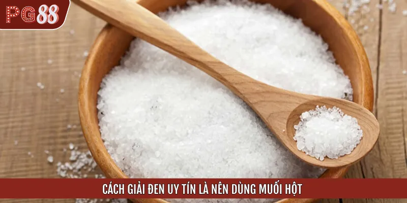 Dùng muối hột để giải vận xui của mình
